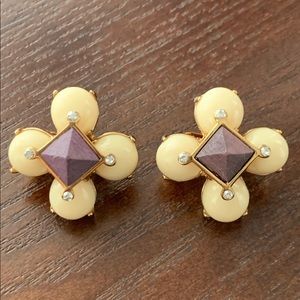 Tory Burch Luca Wood Stud Earrings